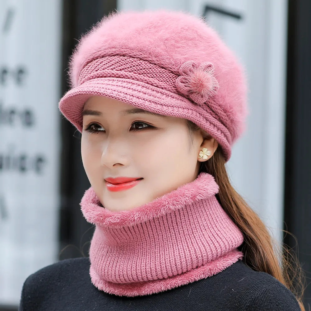 Hat knit for women to winter