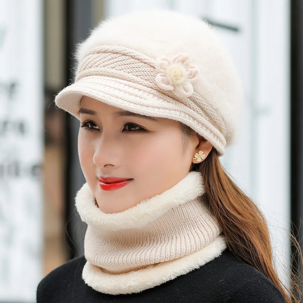 Hat knit for women to winter