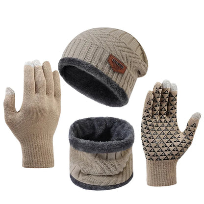 Glove Set, Scarf, Hat