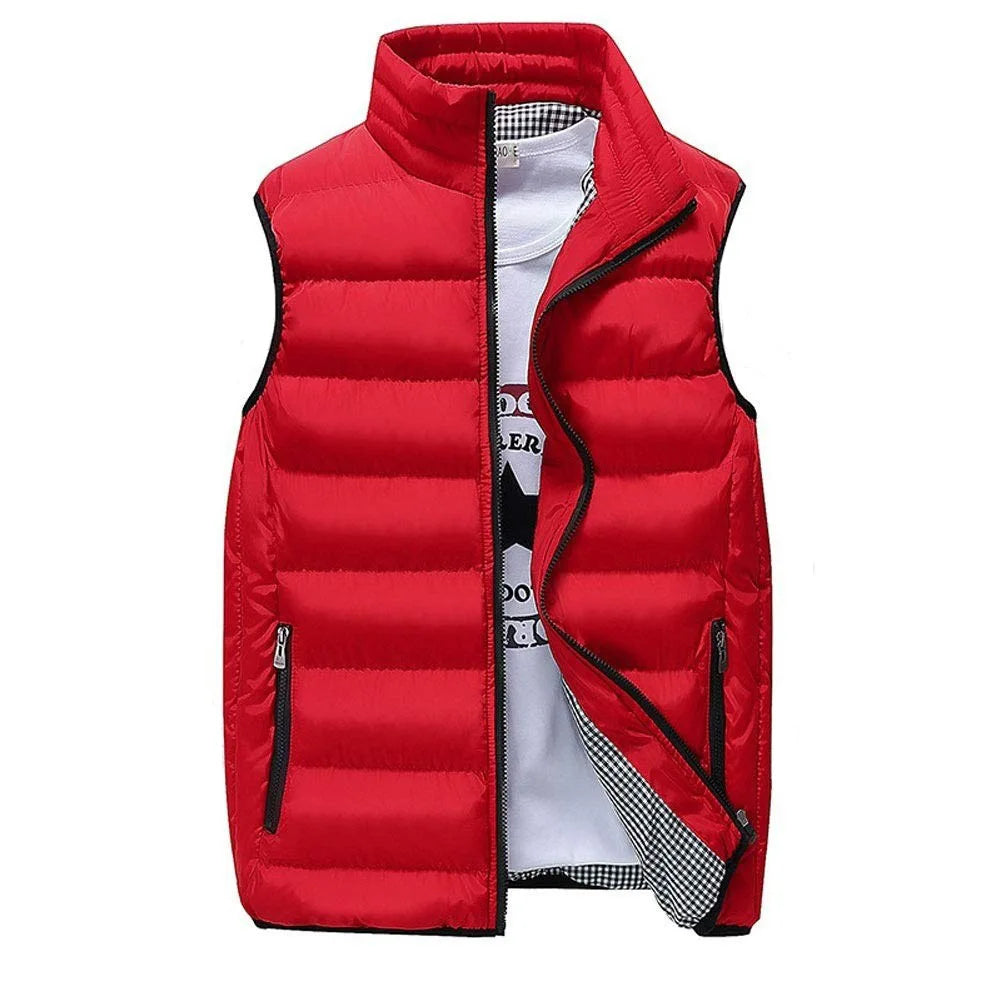 Men Jacket Sleeveless Vest Winter