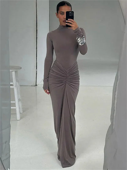 robe longue au style raffiné