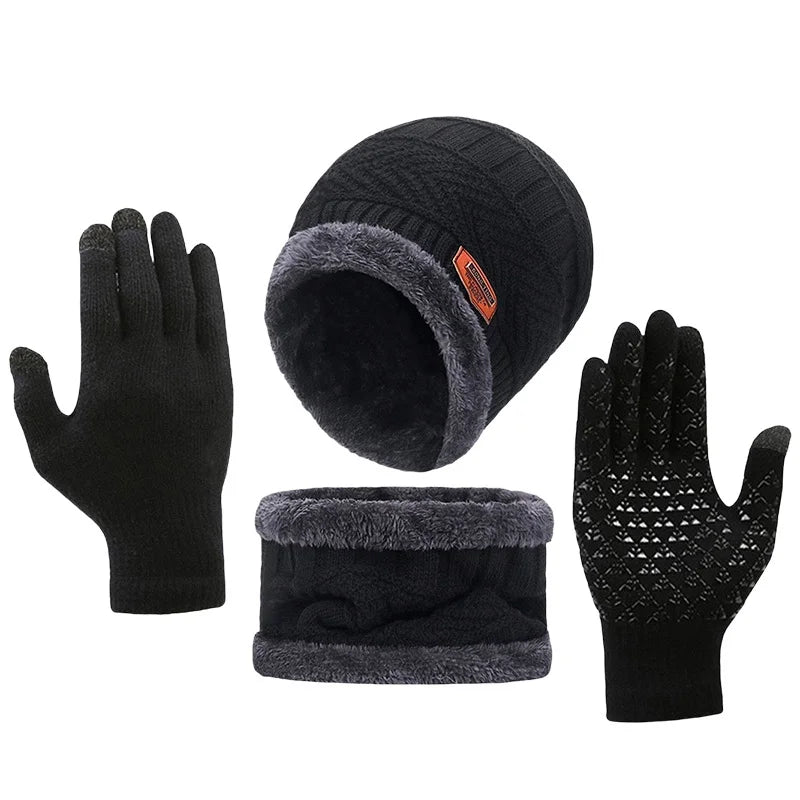 Glove Set, Scarf, Hat