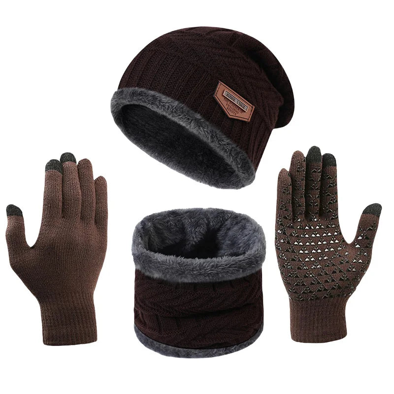 Glove Set, Scarf, Hat