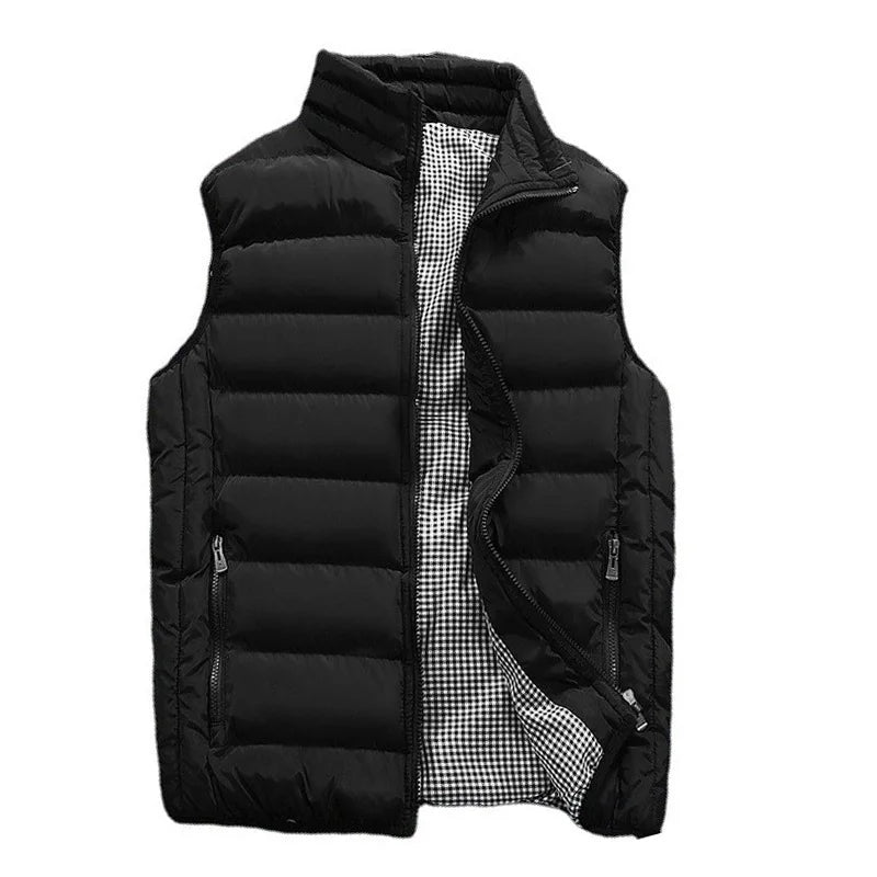 Men Jacket Sleeveless Vest Winter