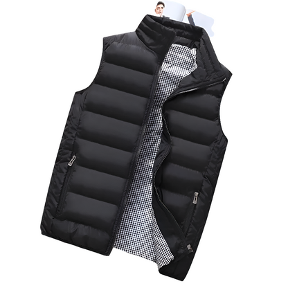 Men Jacket Sleeveless Vest Winter